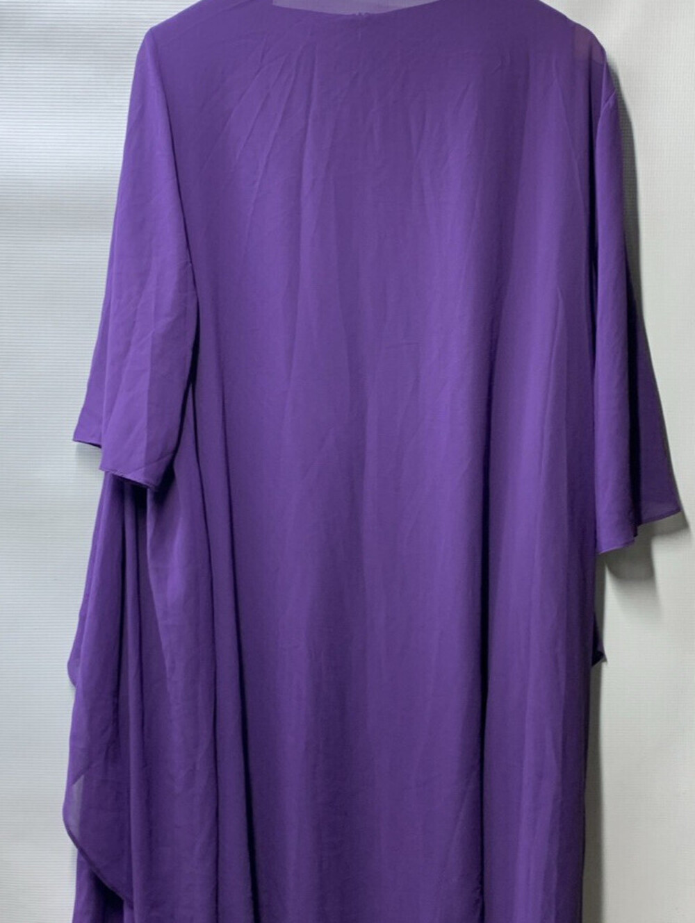 Hanna Nikole Women's Plus Size Guest Dress with Jacket 2 Piece Size 20W Purple - Picture 2 of 10